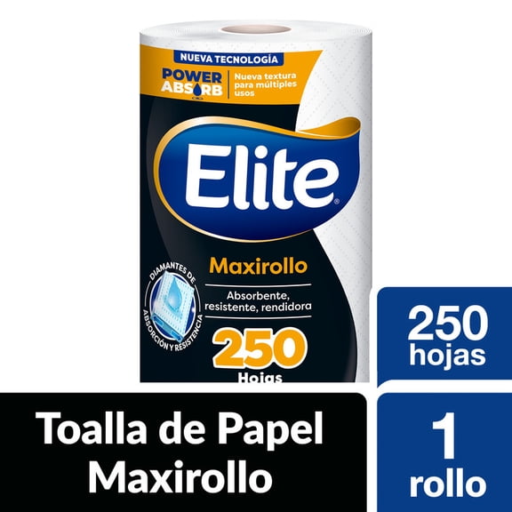 Toalla de Papel Elite Maxirollo 250 hojas dobles