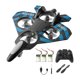 thumbnail image 5 of Avión de control remoto, avión de ala fija, modelo de caza, helicóptero ligero Azul con 3 pilas, 5 of 7
