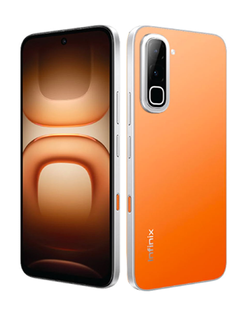 Celular Infinix Hot 70 Naranja 256GB 4GB RAM Dual SIM