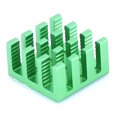 thumbnail image 4 of Módulo disipador de calor de 20 piezas, disipador de calor de aluminio, aleta de refrigeración del radiador, 14 x 14 x 8 mm, verde, 4 of 6