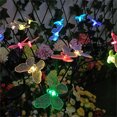 thumbnail image 1 of Guirnalda de luces solares de 6 LED para exteriores, ideal para decorar jardines y patios. Luces impermeables., 1 of 9