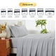 thumbnail image 5 of Kingrest 100% Algodón Juego de Sábanas de 4 Piezas para Cama King Size, Bolsillos Extra Profundos para 40cm, Ultra Suave y Transpirable, 5 of 9