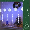 thumbnail image 3 of Guirnalda de luces navideñas con forma de copo de nieve y control remoto | Iluminación LED navideña para decoración interior y exterior, 3 of 6