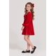 thumbnail image 2 of Vestido de niña con moño Roman Fashion /Kids 57901 (Rojo) rojo EG, 2 of 4