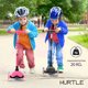 thumbnail image 4 of Monopatin Scooter para Niños de 2 a 5 Años Hurtle, 3 Ruedas con Luces LED, Mini Kickboard con Freno, Manillar Ajustable de 63 cm a 71 cm, Antideslizante, Patin del Diablo, Sandia, 4 of 7