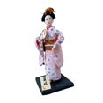 thumbnail image 2 of Estatua de escritorio con figura de Kabuki asiática de 12 pulgadas, estatuilla de muñeca geisha con kimono japonés para Estilo C, 2 of 7