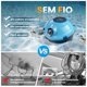 thumbnail image 4 of Limpiador Robótico Inalámbrico INSE Y10 - Aspiradora Automática, 90 Min Autonomía, Autoestacionamiento, Ideal para Piscinas Planas hasta 1100 Pies², 4 of 10