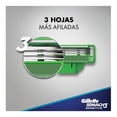 thumbnail image 4 of Máquina para afeitar Gillette Mach3 sensitive con aqua grip + 2 cartuchos para afeitar, 4 of 4