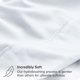 thumbnail image 3 of Bare Home Sábanas Planas Ultra Suaves - Colección Premium 1800 - Doble Cepillado - Full, Color Blanco, 3 of 6