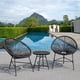 thumbnail image 2 of Bistro Set Acapulco Mainstays Negro 3 Piezas, 2 of 3