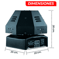 thumbnail image 5 of Cabeza Haz Laser Azul 200 Mw Y 16 Led Rgb 5w Smr Pro Komex Dmx, 5 of 5