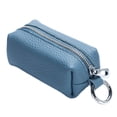 thumbnail image 1 of Qarigey Cartera de mujer, llaves de cuero, llavero portátil, monedero, organizador para mujer Carteras Azul claro, 1 of 6
