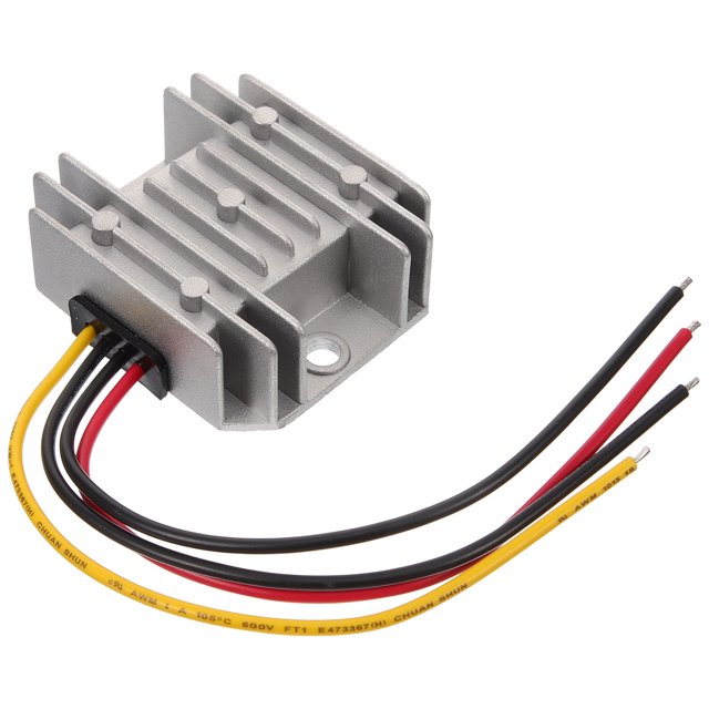 HOOWIFFY Convertidor De Corriente Para Vehículo 12V A 24V Con Protección IP68 Color Gris Para Autos