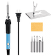 thumbnail image 1 of Kit de Soldador BLOOSOM Temperatura Ajustable Alambre Para Soldar Negro/Azul 60W, 1 of 4