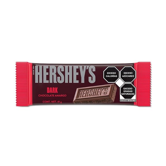 Chocolate amargo Hershey's Dark en barra 41 g