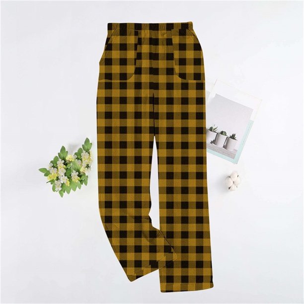 Puyaiuu Women's Pajama Pants With Pockets Flannel Pajama All kinds of Print Comfy Lounge Pant Fuzzy Sleep Bottoms with Pockets Gift