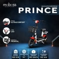 thumbnail image 4 of Moboss Bicicleta Electrica para Adultos Bicimoto Electrica Potencia Maxima del Motor 350 W Bateria 48V 13AH Prince Roja, 4 of 10