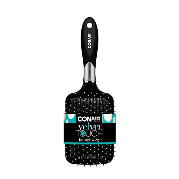 Cepillo para cabello Conair velvet touch pala 1 pza