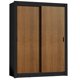 thumbnail image 1 of Ropero Closet Madesa Denver 2 Puertas Corredizas Negro/Marrón, 1 of 9