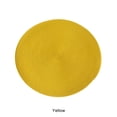 thumbnail image 4 of Manteles individuales Advancent redondos resistentes y duraderos color amarillo 38 cm, 4 of 6