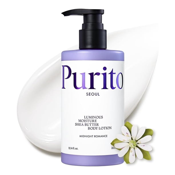 Crema Corporal PURITO Midnight Romance Hidratación Profunda Vegana para Piel Seca y Sensible