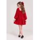thumbnail image 3 of Vestido de niña con moño Roman Fashion /Kids 57901 (Rojo) rojo EG, 3 of 4