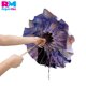 thumbnail image 5 of Sombrilla Paraguas Armazón Fibra Doble Capa Diseños Modernos violeta, 5 of 11