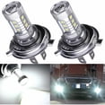 thumbnail image 1 of 2 bombillas LED de repuesto H4 de 80 W para coche, kit de bombillas LED para faros delanteros, luz superbrillante, 1 of 5