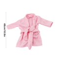 thumbnail image 3 of Juguetes de piscina, juguetes para bebés, juguetes para niños pequeños, chalecos de terciopelo para muñecas de invierno de 18 pulgadas, chaqueta vaquera, conjunto de tres piezas, mono, accesorios de r, 3 of 6