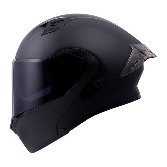 Casco Roda Rush Negro Mate Mica Humo Abatible Svs negro M