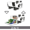 thumbnail image 3 of Minecraft Juego de Casa de Juegos Mob Head Minis Panda y Action Figures 2 Panda, 3 of 6