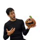thumbnail image 2 of Decorativo Velas Calabaza Halloween Iluminable Decoración Terror Clásico Luz LED, 2 of 3