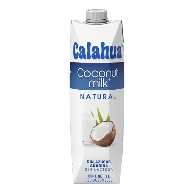 Alimento líquido de coco Calahua Coconut milk natural 1 l
