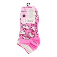 thumbnail image 2 of Tines Cortos Hello Kitty para Niña Varios Diseños Rosa 6 Pares Talla 10/13, 2 of 4