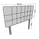 thumbnail image 5 of Cabecera El Bazar Store Linq Individual Beige Ajuste de altura, 5 of 5