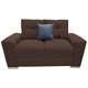 thumbnail image 1 of Love seat El Bazar Store Suecia Lino Chocolate 2 plazas, Modular, Moderno, Sala, Sofa, 1 of 4