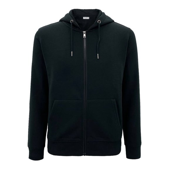 Sudadera George Talla EG Básica con Capucha Lisa Negro
