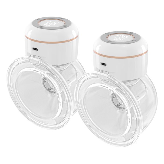 Extractor de leche portátil Extractor de leche eléctrico manos libres para lactancia materna 4 modos 12 niveles de succión Batería incorporada de bajo ruido con recolector de leche de 180 ml, paquete