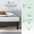 thumbnail image 2 of Base de Cama Queen Size Zinus Curtis Estructura Tapizada Color Gris Claro. Fácil Armado, para Todas las Edades., 2 of 6
