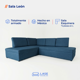 thumbnail image 2 of Sillón Sala Leon Esquinera En L 2 Piezas 5 Plazas Linato Armada Azul, 2 of 7