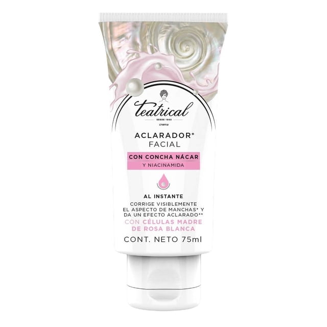 Crema facial Teatrical aclaradora con concha nácar 75 ml