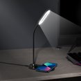 thumbnail image 2 of Lámpara de escritorio LED Pisexur Electronics para hombre, con control táctil, carga inalámbrica y 3 modos de color, ideal para oficina, con cuello de cisne, para niños y organizador de electrónica., 2 of 9