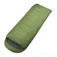 thumbnail image 3 of Saco de dormir impermeable para acampar, mantas para senderismo y actividades al aire libre (verde oliva), 3 of 3