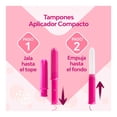 thumbnail image 2 of Tampones Saba V-Compact Súper con Aplicador Compacto 10 Piezas, 2 of 6