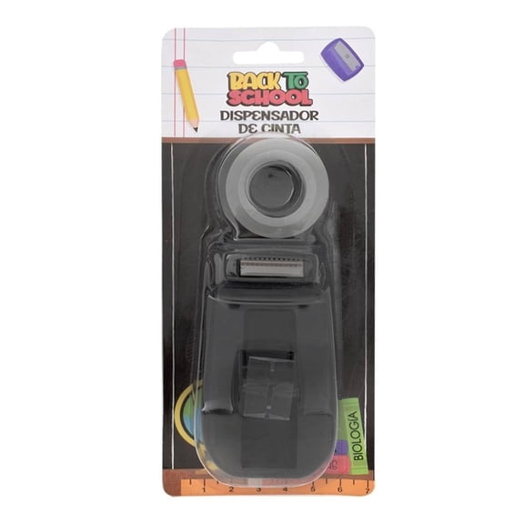 Despachador de Cinta Adhesiva Prichos Negro