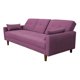 thumbnail image 4 of Sofá Cama Reclinable El Bazar Store Cancún Lino Rosa Brazos Separados Respaldo Abatible, 4 of 7