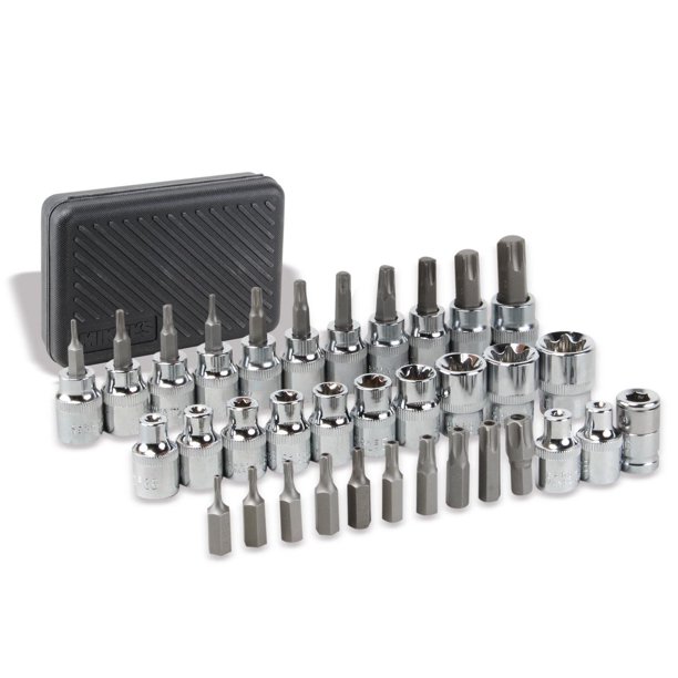 Kit Especial de Puntas Torx Spline MIKELS 34 piezas