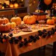 thumbnail image 4 of Guirnalda de hojas de arce artificiales negras con calabaza de ratán y bayas para decoración de chimenea y ventana de Halloween, 4 of 6
