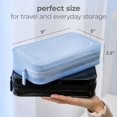 thumbnail image 5 of Estuche de Maquillaje Case-Mate 23 × 13 × 6 cm Impermeable Negro Medianoche, 5 of 5