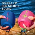 thumbnail image 4 of Ultimate Ears WONDERBOOM 3, pequeño altavoz Bluetooth inalámbrico portátil, sonido de 360 ​​grados de graves grandes para exteriores, impermeable, a prueba de polvo IP67, flotante, alcance de 131 pies, 4 of 5